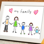 disegno my family articoli