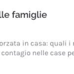 riflessi sulla famiglia