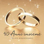 40 anni anniversario matrimonio
