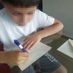 bambino che scrive 2