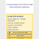 novità audiolibri