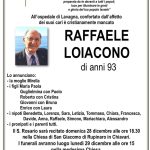necrologio Raffaele Loiacono
