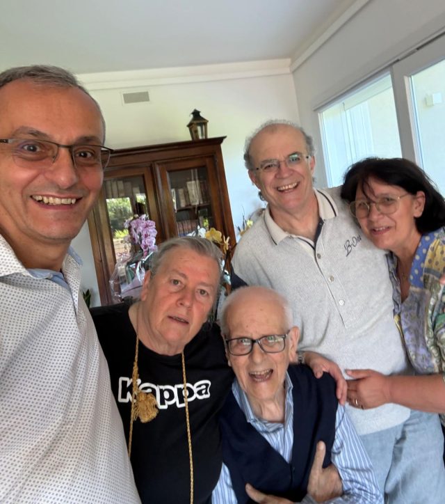 Giuseppe Raffaella, Mario, Egle Alfredo 90 anni