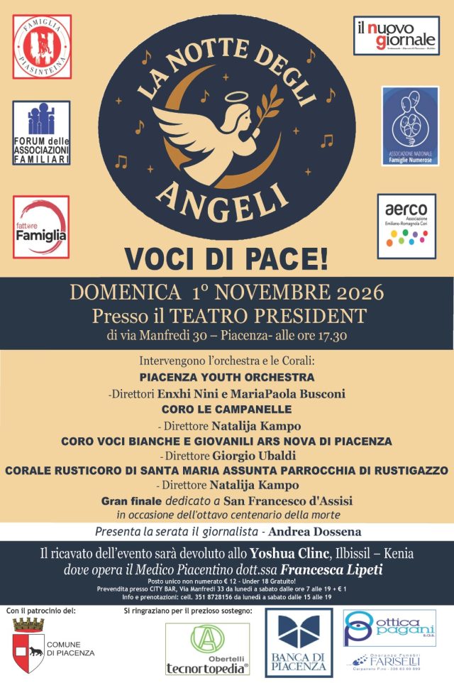 La notte degli angeli 2026